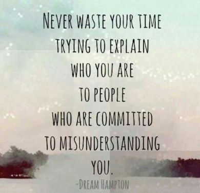 never waste your time